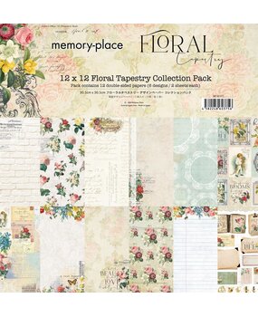 Memory Place Floral Tapestry 12x12 Inch Paper Pack (MP-60375) (OUTLET) Memory Place Floral Tapestry 12x12 Inch Paper Pack (MP-60375) (OUTLET)