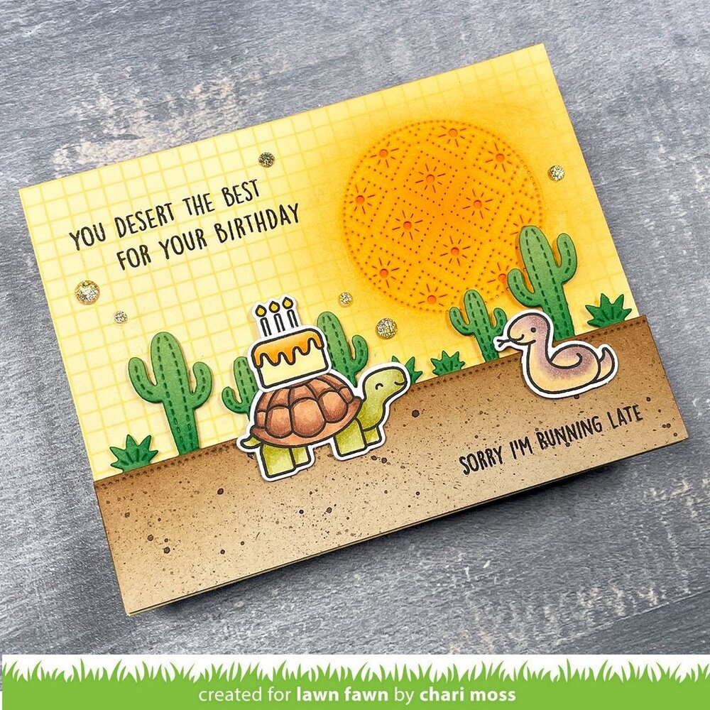 Lawn Fawn Critters In The Desert Clear Stamps (LF3415) (OUTLET)