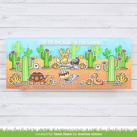 Lawn Fawn Critters In The Desert Clear Stamps (LF3415) (OUTLET)