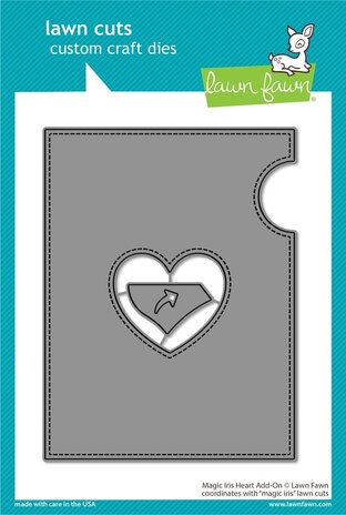 Lawn Fawn Magic Iris Heart Add-On Lawn Cuts Dies (LF3314) (OUTLET)