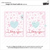 Lawn Fawn Magic Iris Heart Add-On Lawn Cuts Dies (LF3314) (OUTLET)