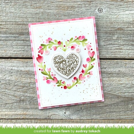 Lawn Fawn Magic Heart Messages Clear Stamps (LF3305) (OUTLET)