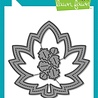 Lawn Fawn Stitched Maple Leaf Frame Lawn Cuts Dies (LF3249) (OUTLET)