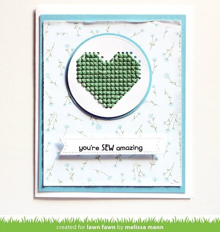 Lawn Fawn What's Sewing On? Collection Pack (LF3119) (OUTLET)