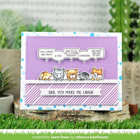 Lawn Fawn Dad Jokes Clear Stamps (LF2863) (OUTLET)