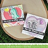 Lawn Fawn RAWR Flip-Flop Clear Stamps (LF2741) (OUTLET)