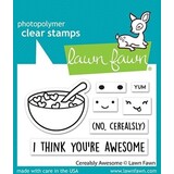 Lawn Fawn Cerealsly Awesome Clear Stamps (LF2730) (OUTLET)