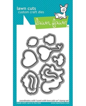 Lawn Fawn Scent With Love Add-On Dies (LF2729) (OUTLET)