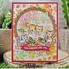 Lawn Fawn Fall Leaves Background Stencils (2pcs) (LF2709) (OUTLET)
