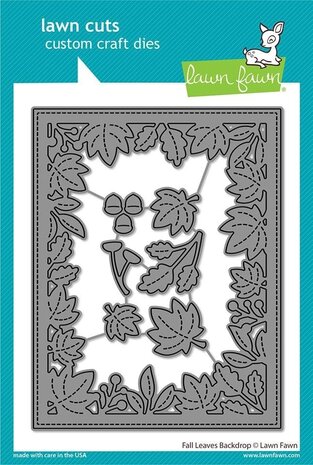 Lawn Fawn Fall Leaves Backdrop Dies (LF2703) (OUTLET)