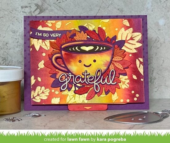 Lawn Fawn Lovely Latte Dies (LF2698) (OUTLET)