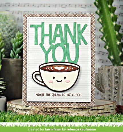 Lawn Fawn Giant Thank You Dies (LF2692) (OUTLET)