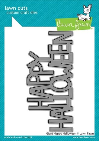 Lawn Fawn Giant Happy Halloween Dies (LF2691) (OUTLET)