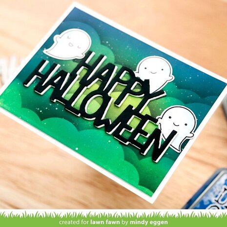 Lawn Fawn Giant Happy Halloween Dies (LF2691) (OUTLET)