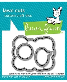 Lawn Fawn How You Bean? Mint Add-On Dies (LF2683) (OUTLET)