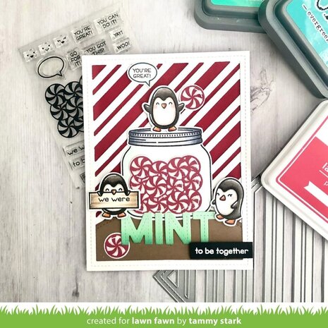 Lawn Fawn How You Bean? Mint Add-On Dies (LF2683) (OUTLET)