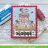 Lawn Fawn How You Bean? Mint Add-On Clear Stamps (LF2682) (OUTLET)