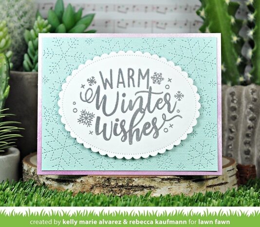 Lawn Fawn Giant Holiday Messages Dies (LF2681) (OUTLET)