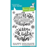 Lawn Fawn Giant Holiday Messages Clear Stamps (LF2680) (OUTLET)
