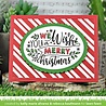 Lawn Fawn Giant Holiday Messages Clear Stamps (LF2680) (OUTLET)