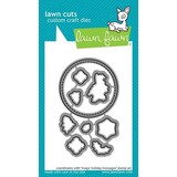 Lawn Fawn Magic Holiday Messages Dies (LF2677) (OUTLET)