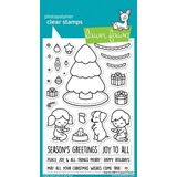 Lawn Fawn Joy To All Clear Stamps (LF2668) (OUTLET)