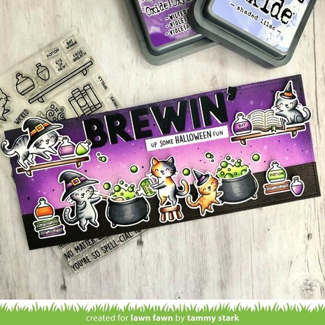 Lawn Fawn Purrfectly Wicked Add-On Dies (LF2667) (OUTLET)
