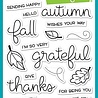 Lawn Fawn Scripty Autumn Sentiments Clear Stamps (LF2662) (OUTLET)