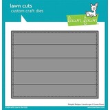 Lawn Fawn Simple Stripes: Landscape Dies (LF2621) (OUTLET)