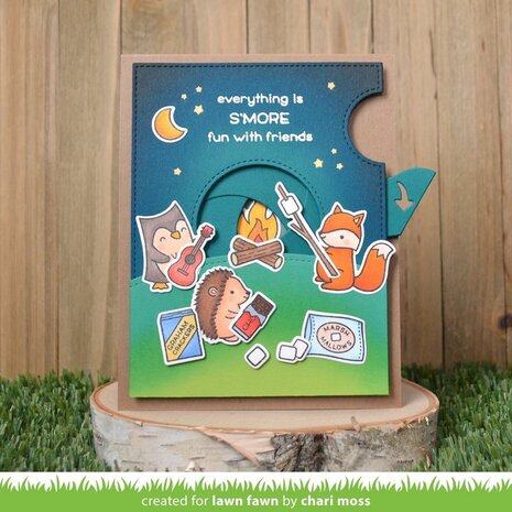 Lawn Fawn S'more the Merrier Clear Stamps (LF2593) (OUTLET)