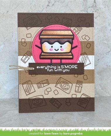 Lawn Fawn S'more the Merrier Clear Stamps (LF2593) (OUTLET)