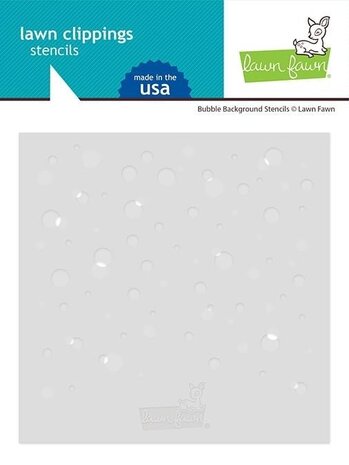 Lawn Fawn Bubble Background Stencil (LF2534) (OUTLET)