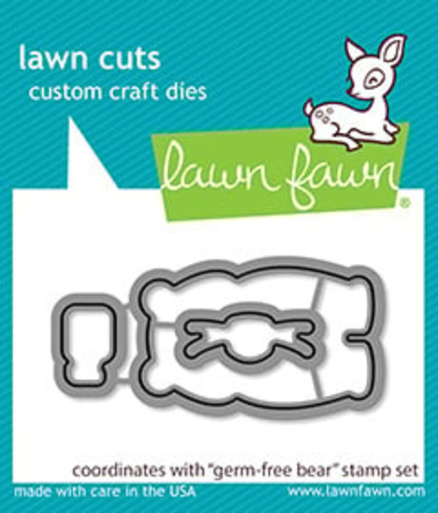 Lawn Fawn Germ-Free Bear Dies (LF2463) (OUTLET)