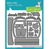 Lawn Fawn Shadow Box Card Fireplace Add-On Dies (LF2437) (OUTLET)
