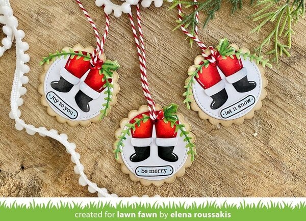 Lawn Fawn Shadow Box Card Fireplace Add-On Dies (LF2437) (OUTLET)