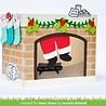 Lawn Fawn Shadow Box Card Fireplace Add-On Dies (LF2437) (OUTLET)
