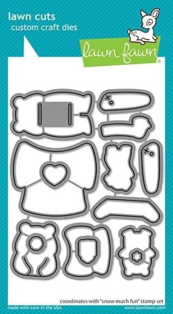 Lawn Fawn Snow Much Fun Dies (LF2412) (OUTLET)