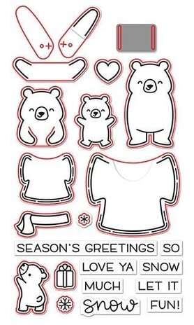 Lawn Fawn Snow Much Fun Dies (LF2412) (OUTLET)