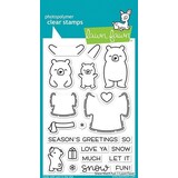 Lawn Fawn Snow Much Fun Clear Stamps (LF2411) (OUTLET)