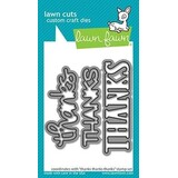 Lawn Fawn Thanks Thanks Thanks Dies (LF2406) (OUTLET)