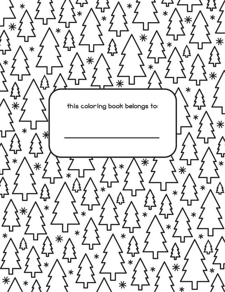 Lawn Fawn Holiday Coloring Book (LF2400) (OUTLET)