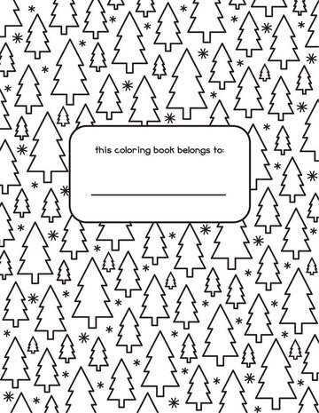 Lawn Fawn Holiday Coloring Book (LF2400) (OUTLET)