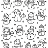 Lawn Fawn Holiday Coloring Book (LF2400) (OUTLET)