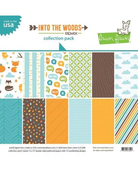 Lawn Fawn Into the Woods Remix 12x12 Inch Collection Pack (LF2386) (OUTLET)