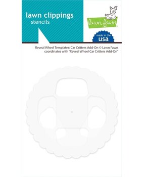 Lawn Fawn Reveal Wheel Templates: Car Critters Add-On (LF2341) (OUTLET)