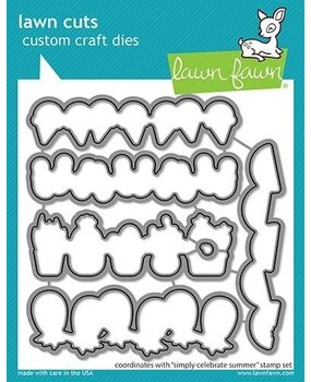 Lawn Fawn Simply Celebrate Summer Dies (LF2334) (OUTLET)