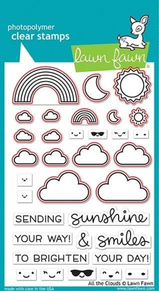 Lawn Fawn All the Clouds Dies (LF2332) (OUTLET)