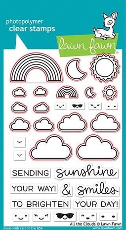 Lawn Fawn All the Clouds Dies (LF2332) (OUTLET)