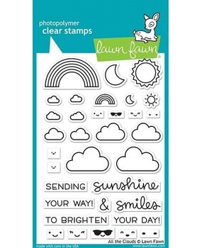 Lawn Fawn All the Clouds Clear Stamps (LF2331) (OUTLET)