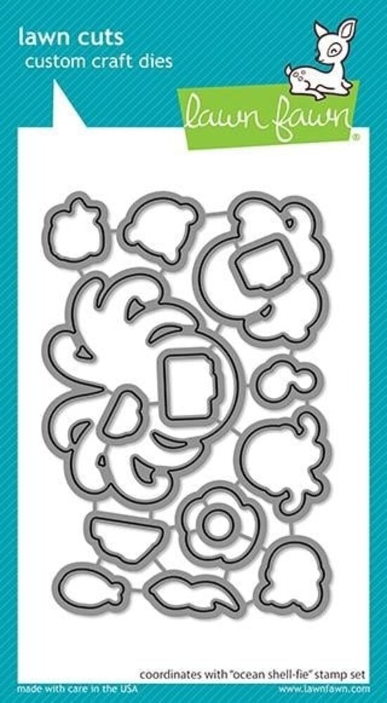 Lawn Fawn Ocean Shell-fie Dies (LF2330) (OUTLET)